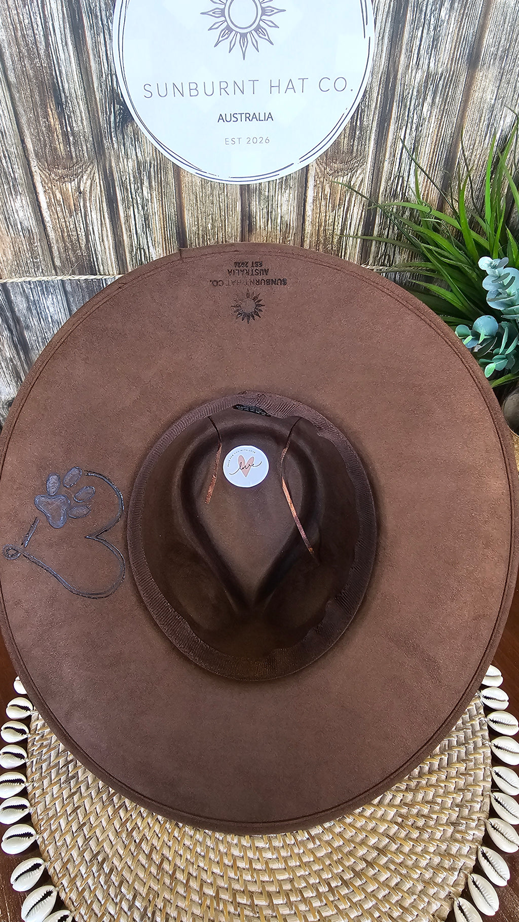 Puppy Design Wide Brim - Brown