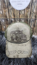 Trucker Hat Land Cruiser Design - Green