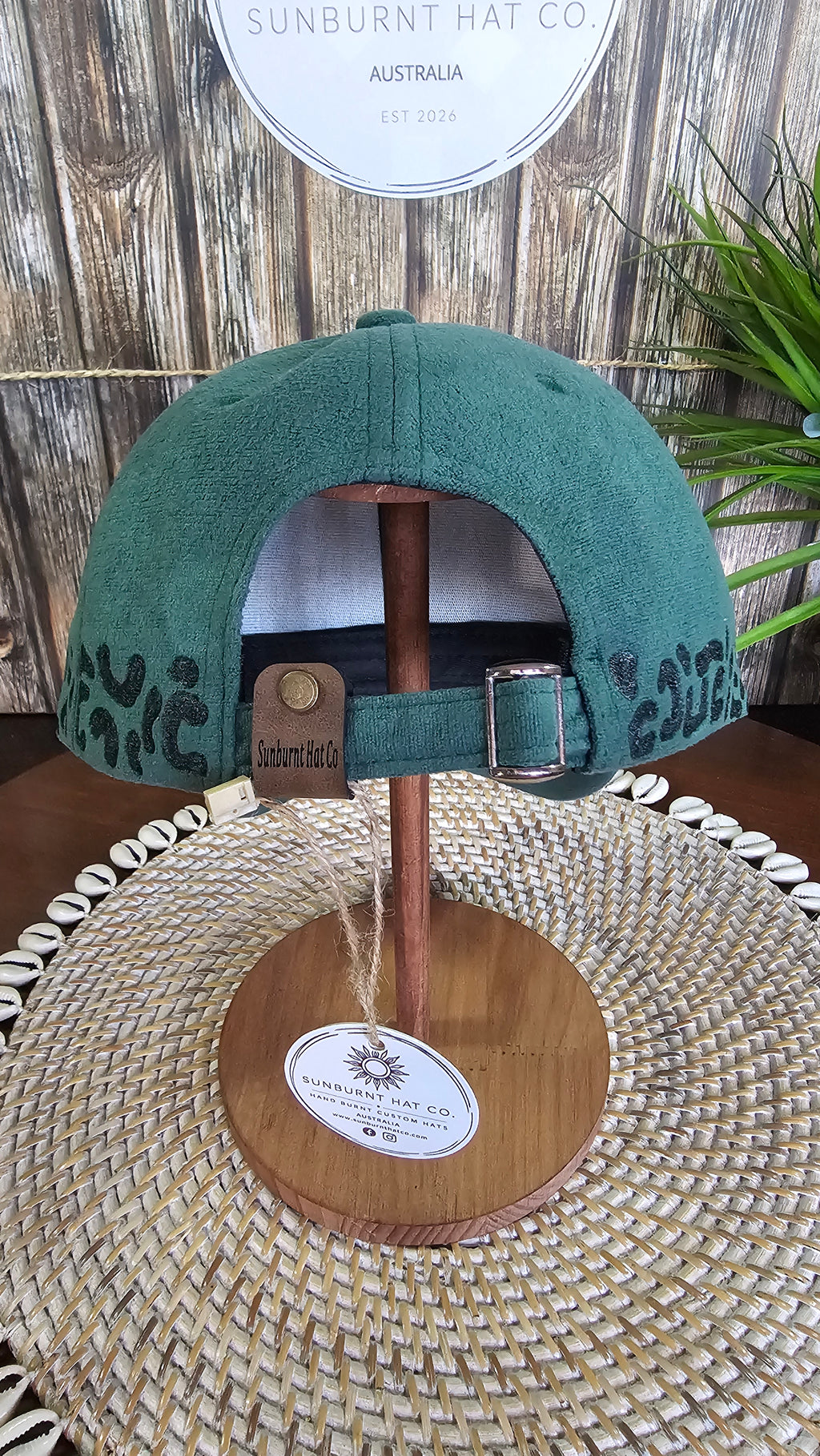 Monstera Baseball Cap- Green