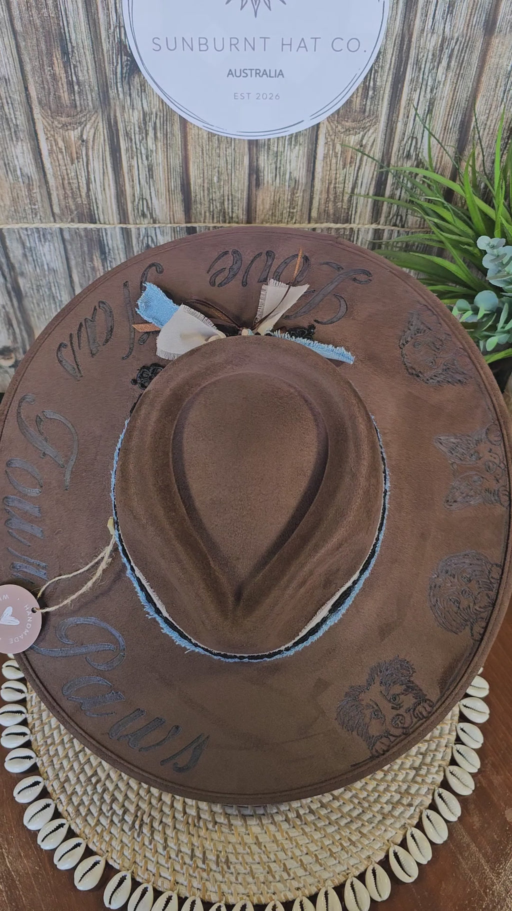 Puppy Design Wide Brim - Brown